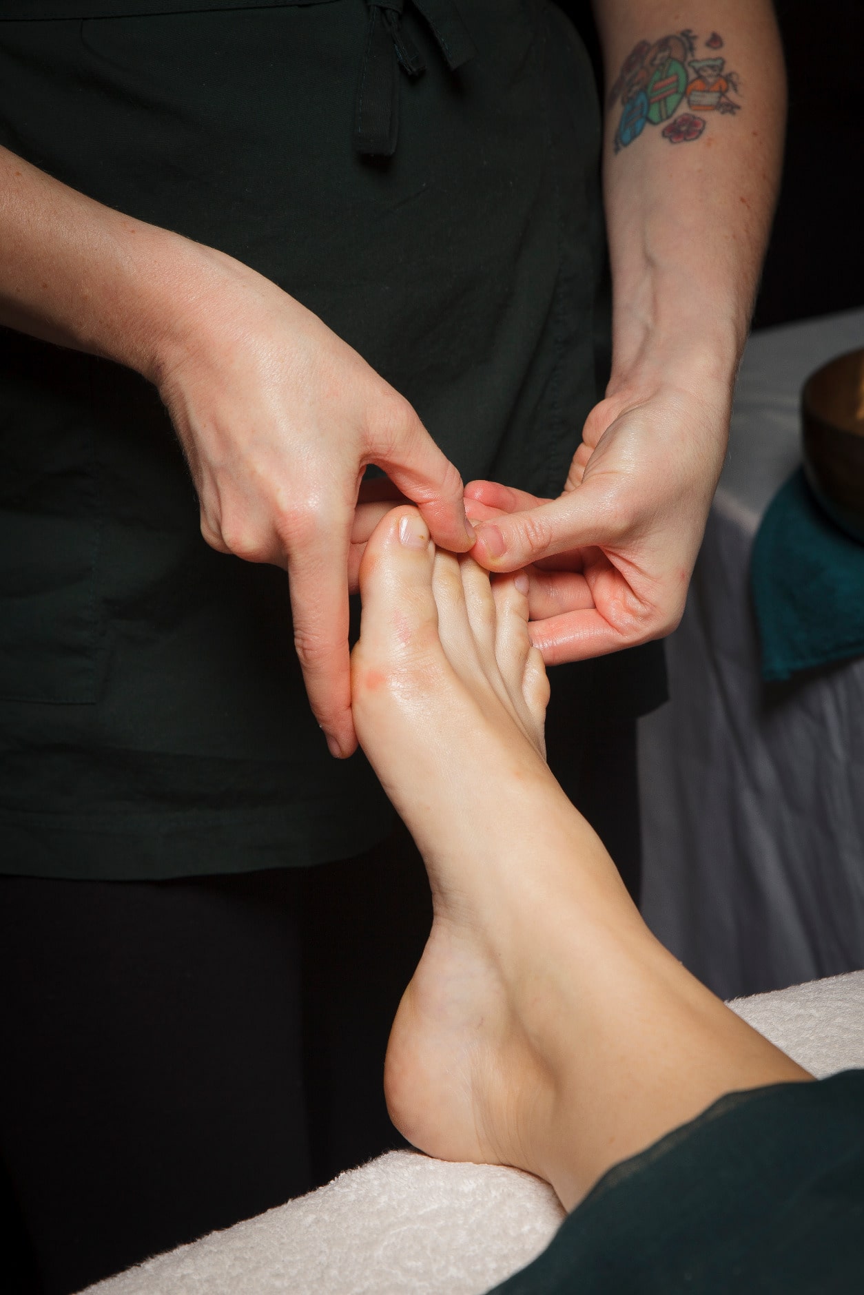Massage détente des pieds Réfléxologie douce